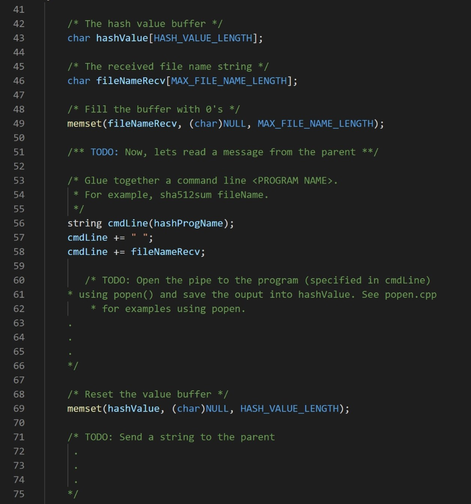 Solved Complete TODO areas: | Chegg.com