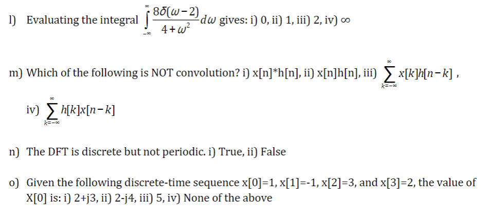 Solved 1 Evaluating The Integral 80 W 2 Dw Gives I 0 Chegg Com