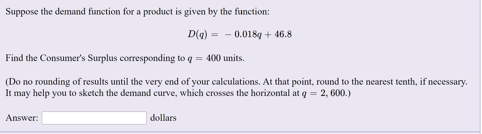 Solved Suppose The Demand Function For A Product Is Given By Chegg Solved Suppose The Demand Function For A Product Is Given By Chegg
