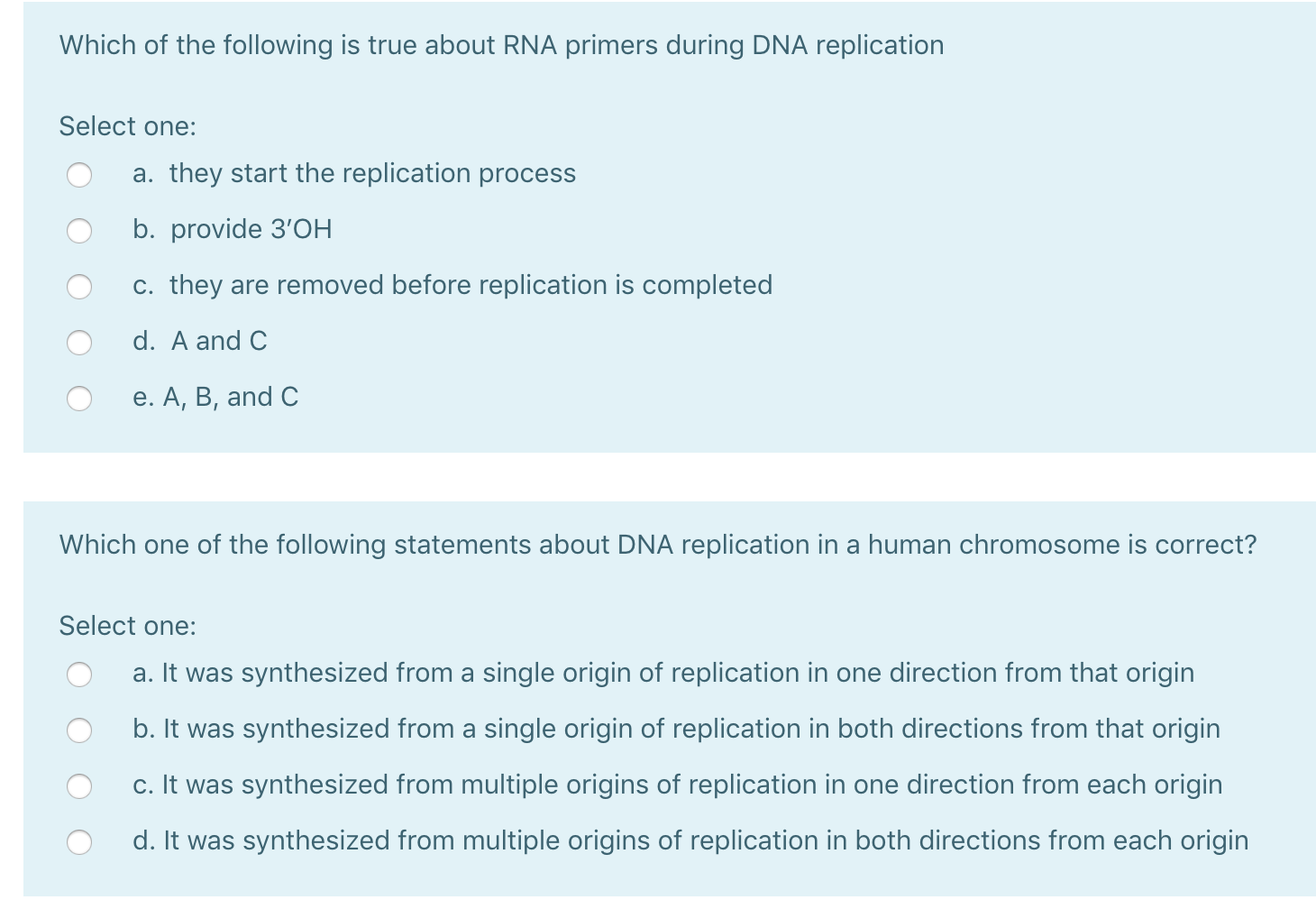 Solved Which Of The Following Is True About Rna Primers | Chegg.com Solved Which Of The Following Is True About Rna Primers | Chegg.com