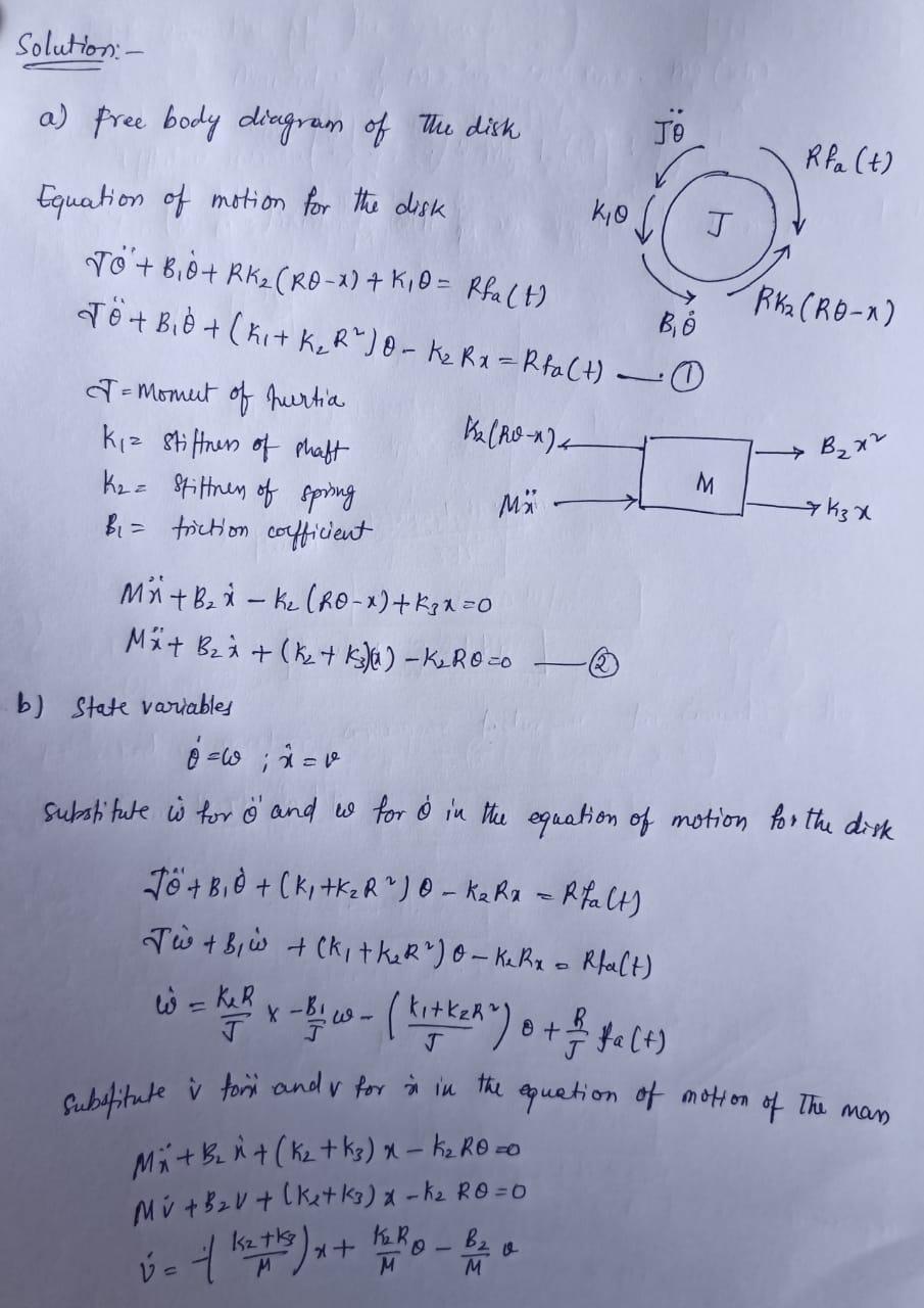 Solved Questions a, b and c are solved below. pleas just | Chegg.com