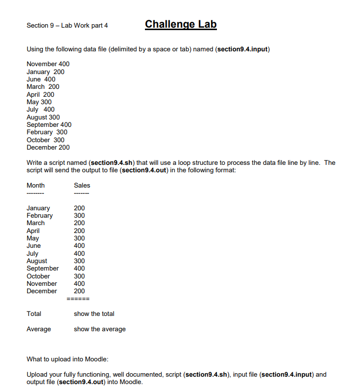 module 9 lab assignment module 9 lab assignment. in... Solved Section 9 - Lab Work part 4 Challenge Lab Using the | Chegg.com