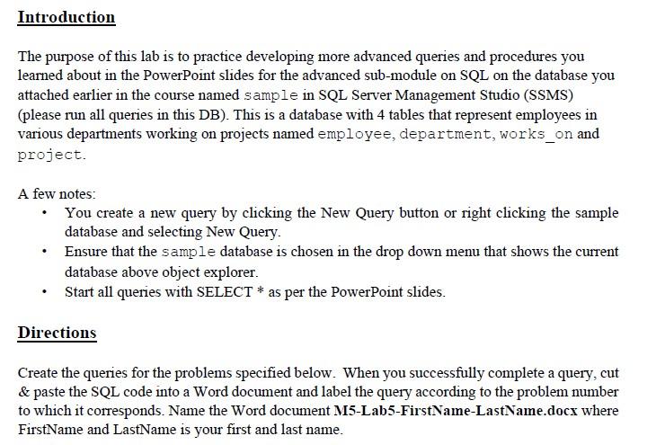 Solved The purpose of this lab is to practice developing | Chegg.com