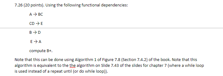Solved 7.26 (20 points). Using the following functional | Chegg.com
