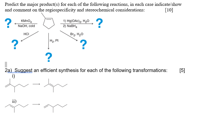 Solved Show all mechanistic steps and fully explain ALL | Chegg.com