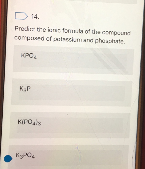 k  po4 3 formula