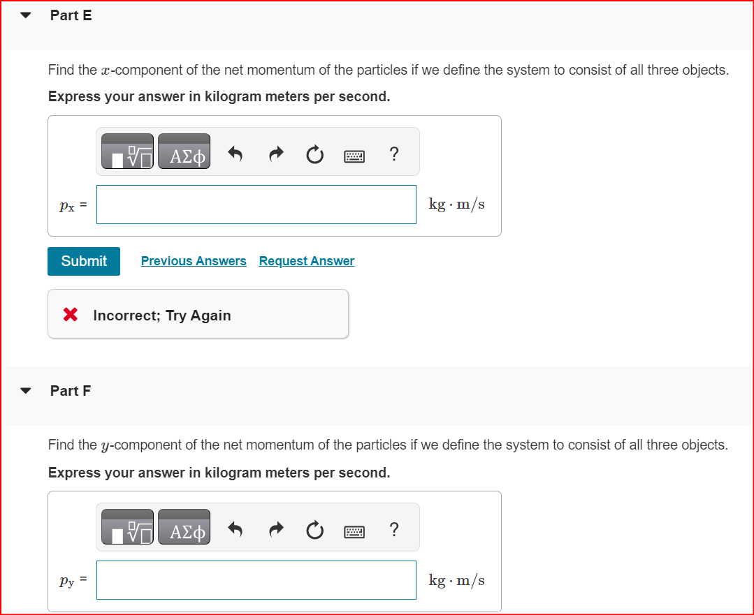 Solved Three Objects A,B, And C Are Moving As Shown In The | Chegg.com