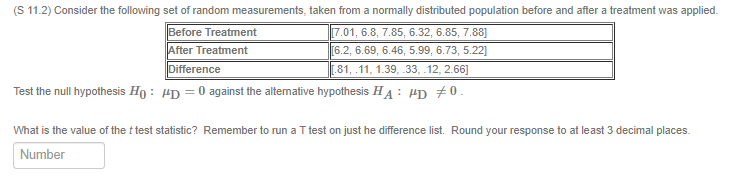 Solved (S 11.2) Consider the following set of random | Chegg.com