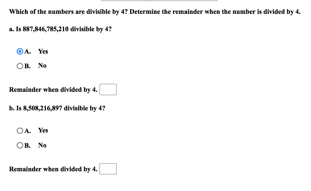 assignment 4 divisible by three