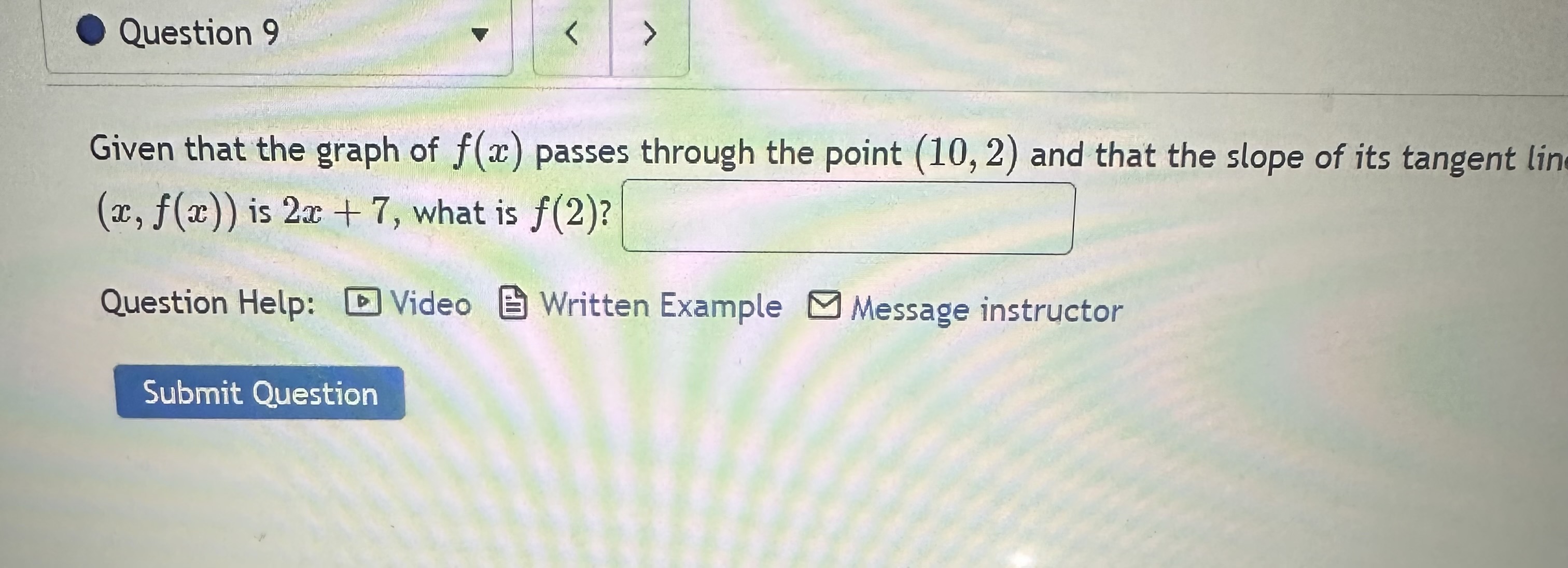 solved-given-that-the-graph-of-f-x-passes-through-the-point-chegg