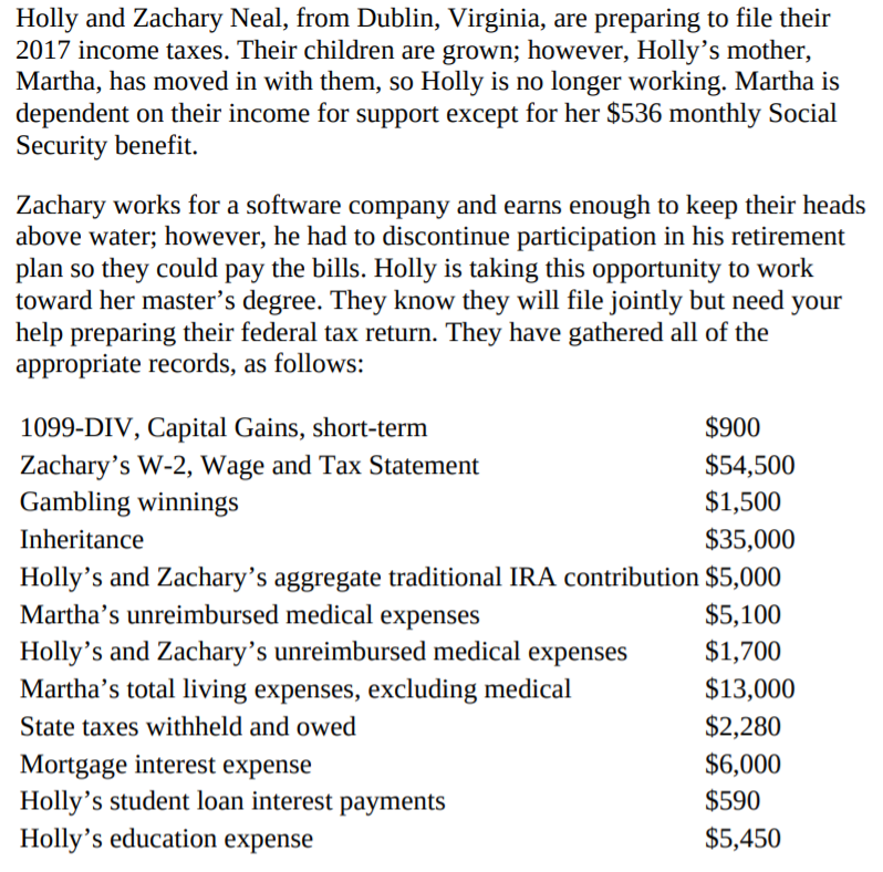 Solved Are Martha’s unreimbursed medical expenses deductible