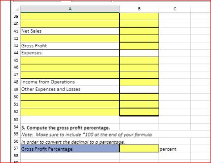 Solved 1. Prepare and analyze a merchandiser's multi-step | Chegg.com