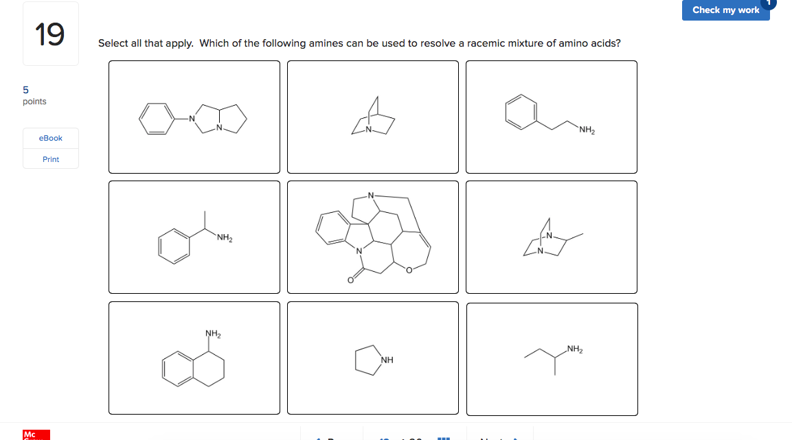 Solved Check my work 19 Select all that apply. Which of the | Chegg.com