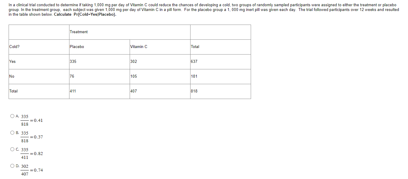 Solved in the table shown below. Calculate Pr{ | Chegg.com