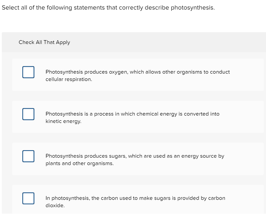 Solved Select All Of The Following Statements That Correctly | Chegg.com