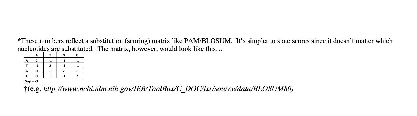 1. Using the dynamic programming algorithm, globally | Chegg.com