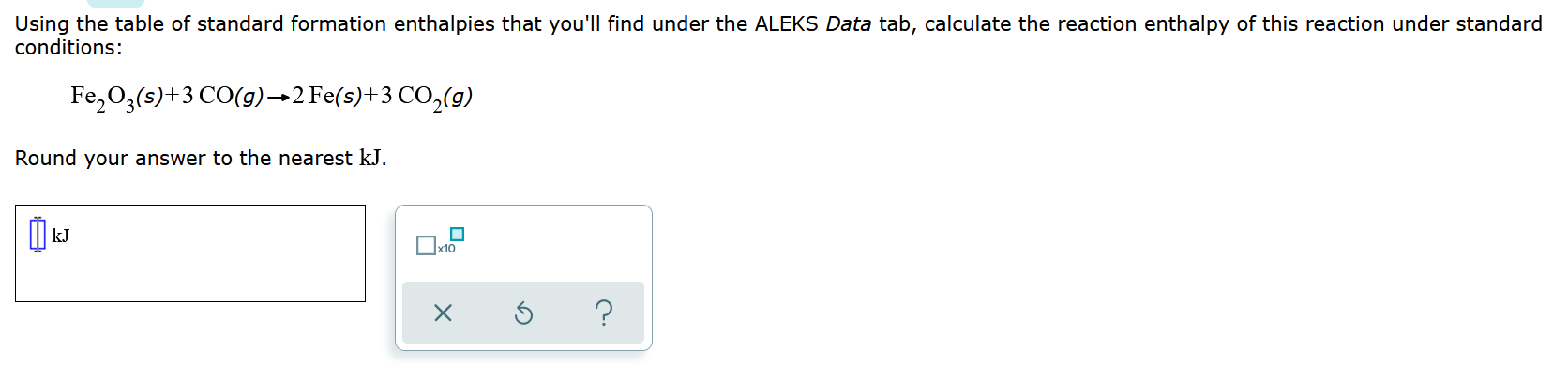 Solved Using the table of standard formation enthalpies that | Chegg.com