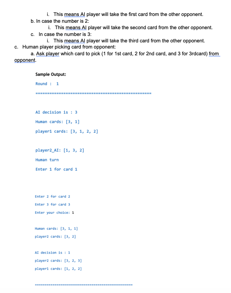 Solved PYTHON Game Shuffle Cards: you MUST implement your | Chegg.com
