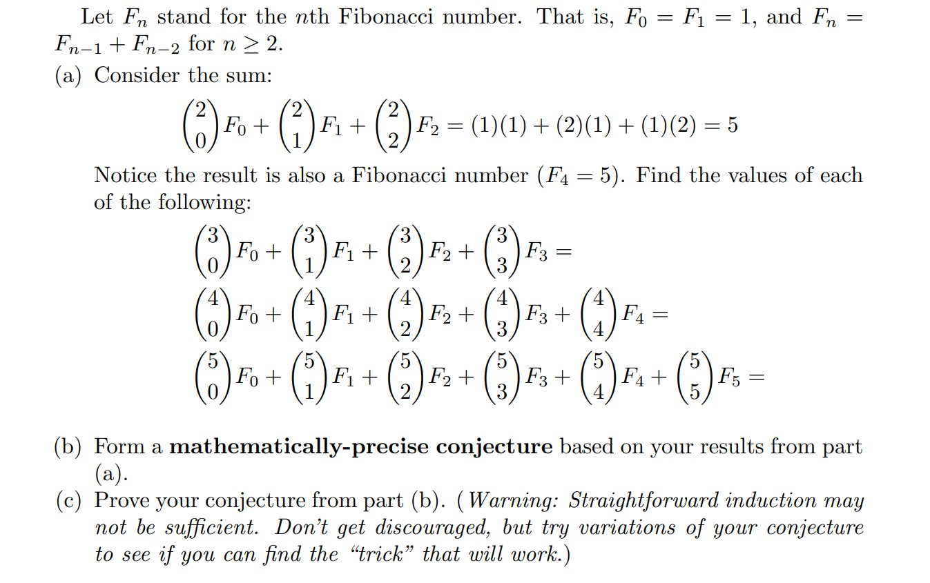 Solved I Know Part A And Understand The Pattern, But Can't | Chegg.com