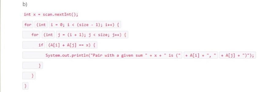 Solved 1) For each of the following code segments, calculate | Chegg.com