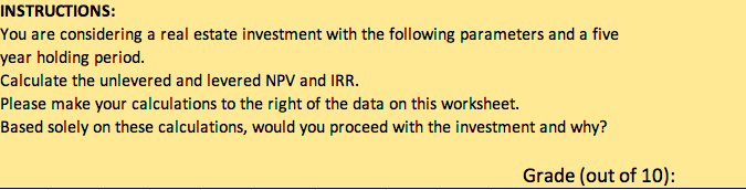 Solved INSTRUCTIONS: You Are Considering A Real Estate | Chegg.com