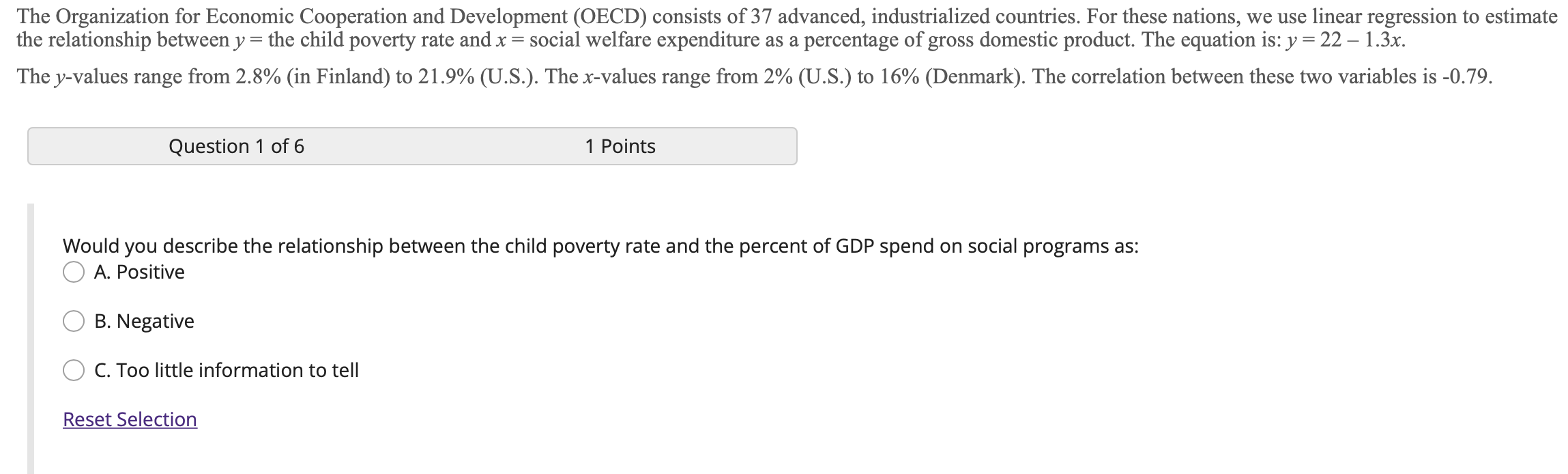 Solved The Organization for Economic Cooperation and | Chegg.com