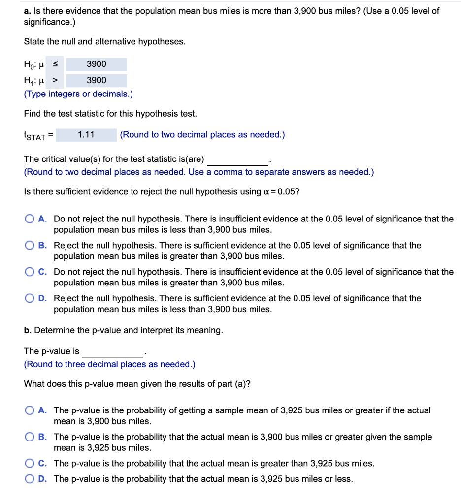 Solved A Metropolitan Transportation Authority Has Set A Bus | Chegg.com