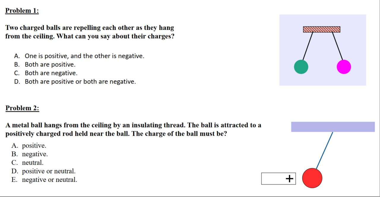 Problem 1 Two Charged Balls Are Repelling Each Ot