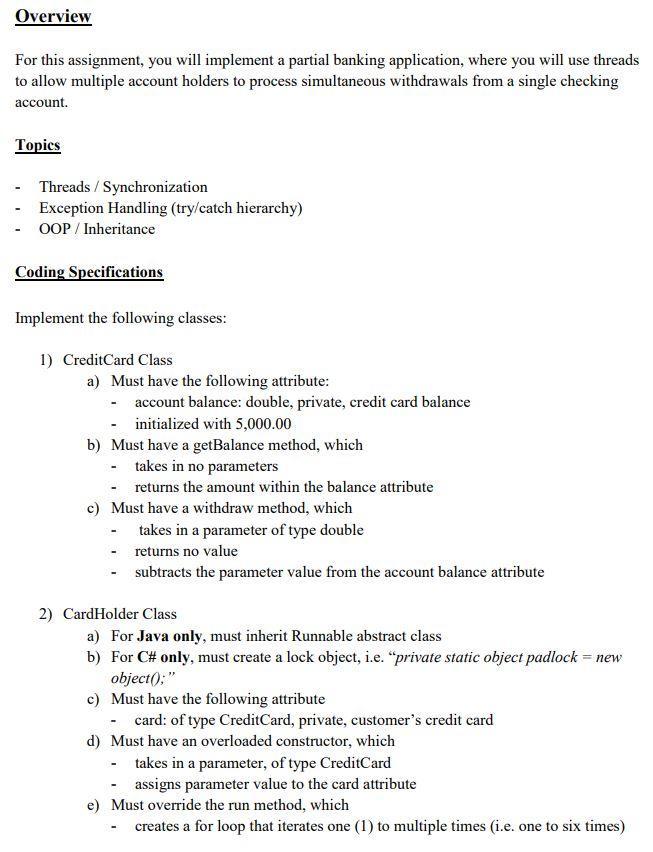 Solved Java please. I'm looking for an example like the | Chegg.com