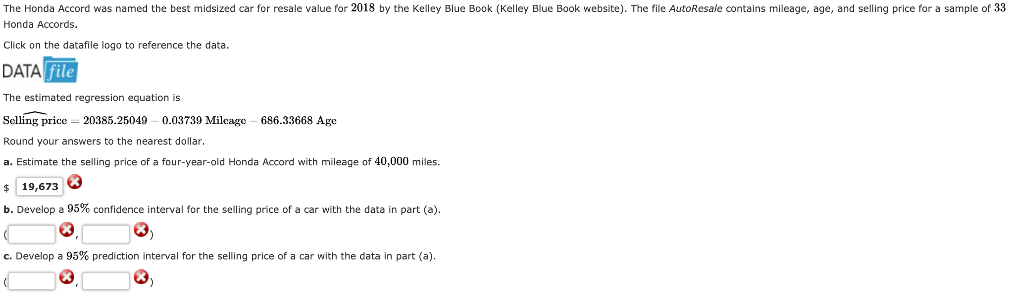 Solved The Honda Accord was named the best midsized car for