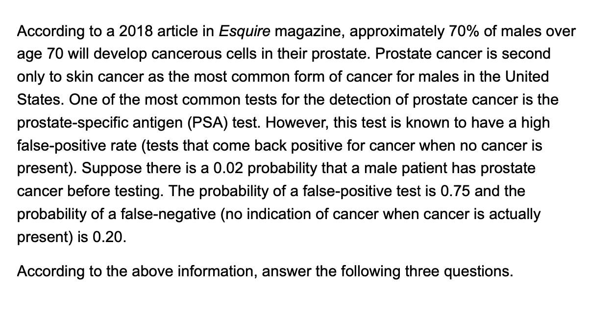 Solved According To A 2018 Article In Esquire Magazine, | Chegg.com