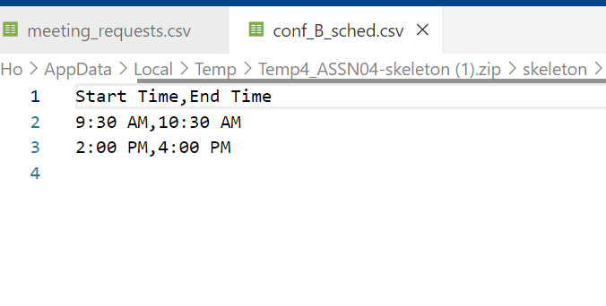 Solved The program is Python. Write a program that schedules | Chegg.com