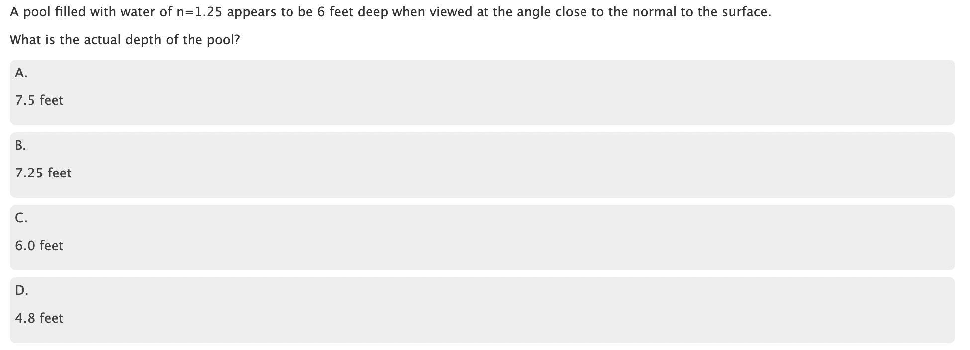 4.8 feet in discount cm