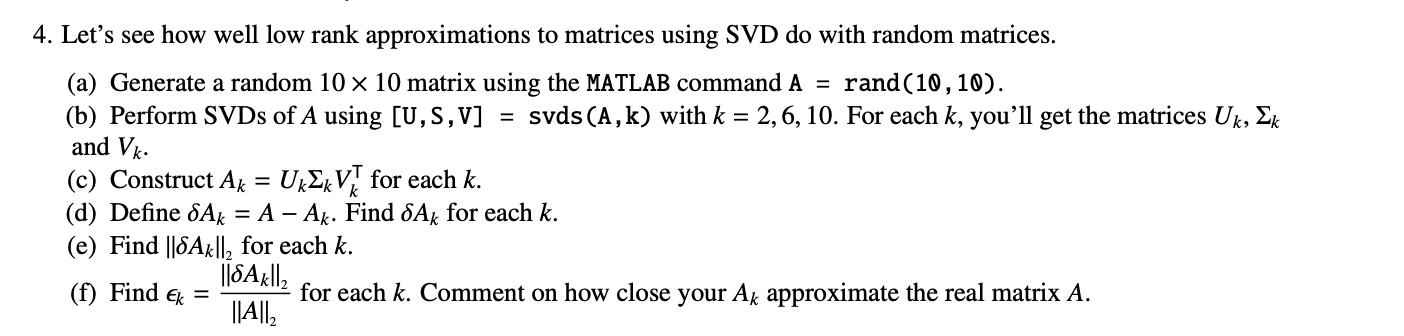 Solved Please use MATLAB to solve this question. When | Chegg.com