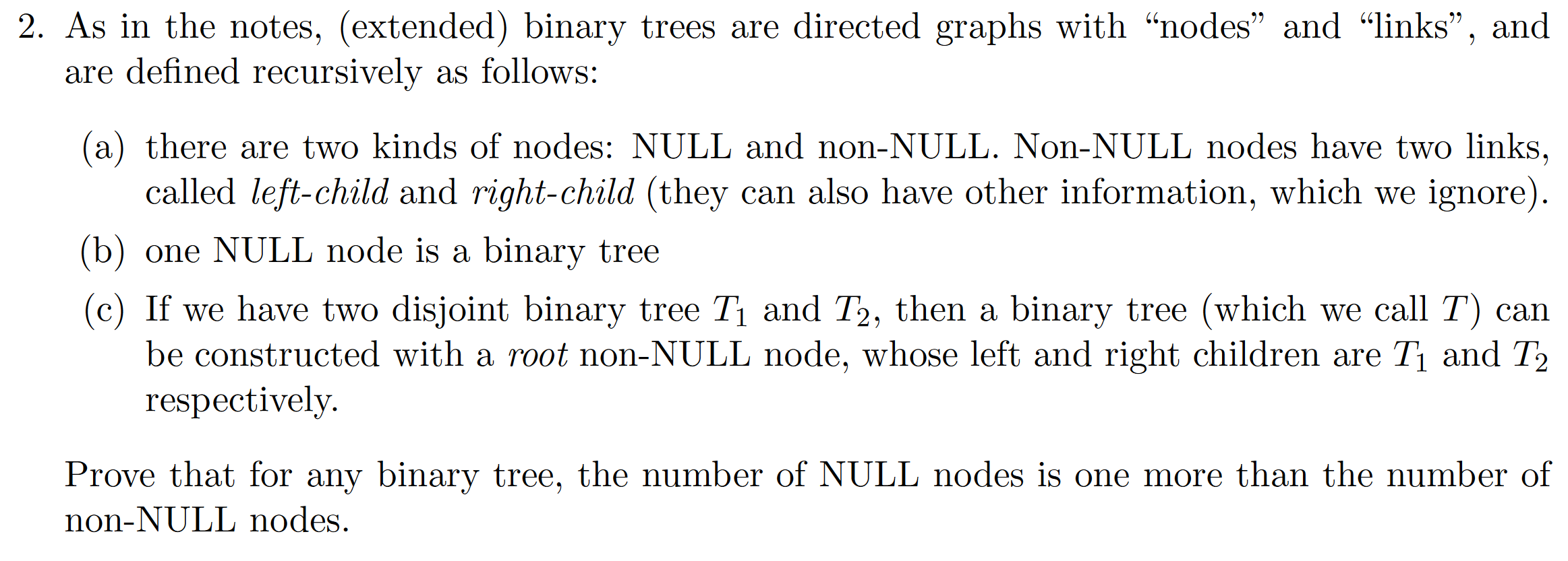 Solved 2 As In The Notes extended Binary Trees Are Chegg Solved 2 as in the notes extended binary trees are chegg