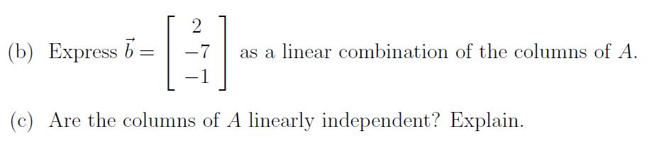 Solved Consider the following system of linear equations: I | Chegg.com