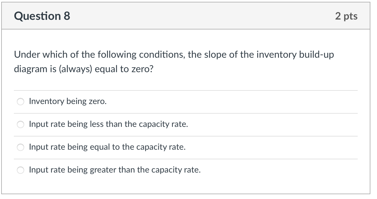 Solved Question 8 2 pts Under which of the following | Chegg.com