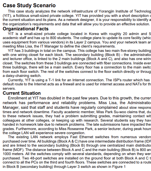 Case Study Scenario This Case Study Analyzes The 