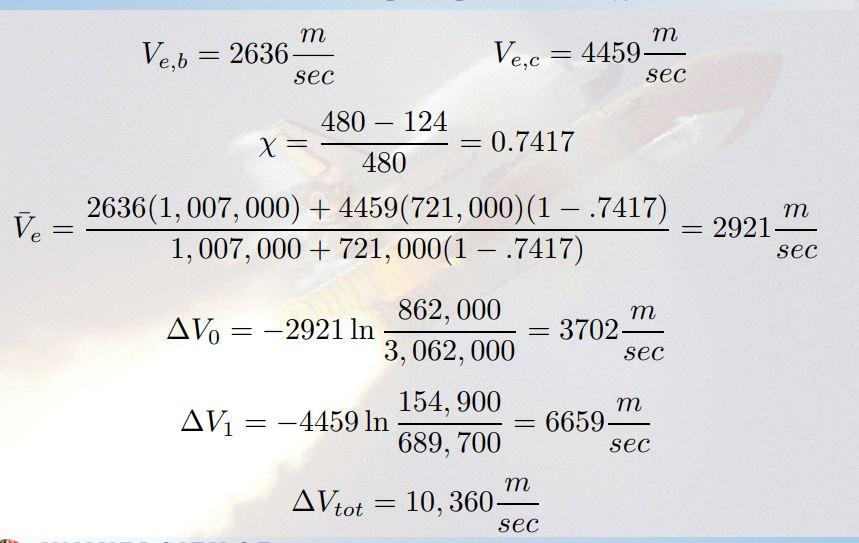 Solved 3. The space shuttle can be analysed as a staging | Chegg.com