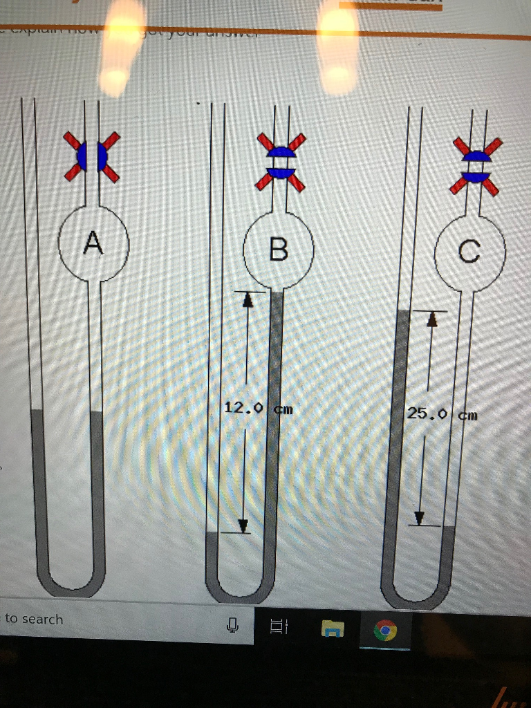 Solved Mercury Manometer -- Pressure Units Schematic | Chegg.com