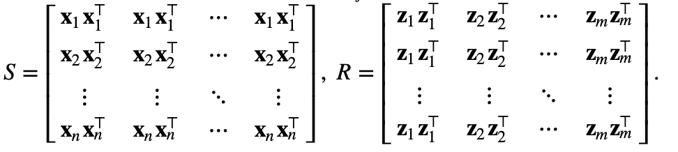 Solved How to create matrices S and R without using any | Chegg.com