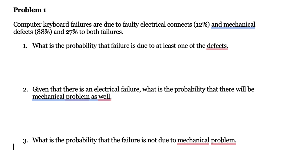 Solved Problem keyboard failures are due to faulty