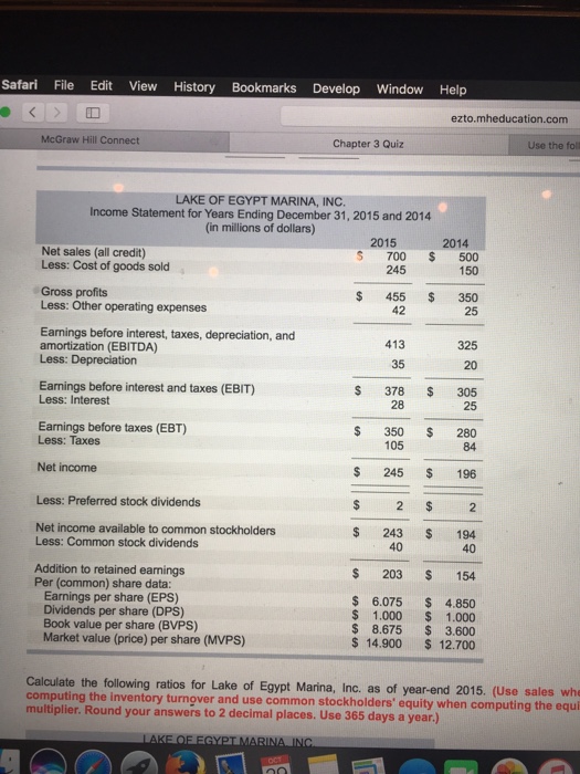 mcgraw hill connect chapter 3 homework answers