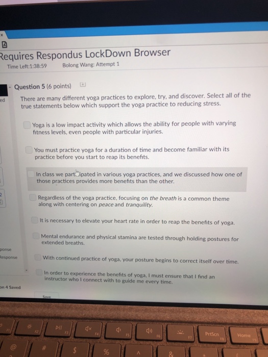 Solved Equires Respondus LockDown Browser Time Left 1 3859 Chegg