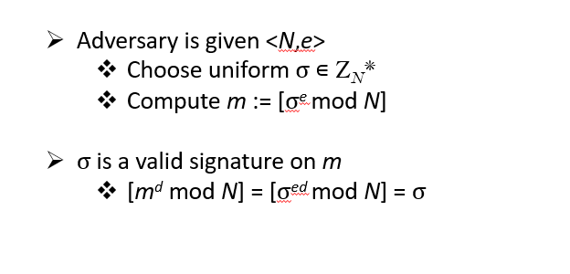 Solved Consider the plain (naïve) RSA signature scheme | Chegg.com