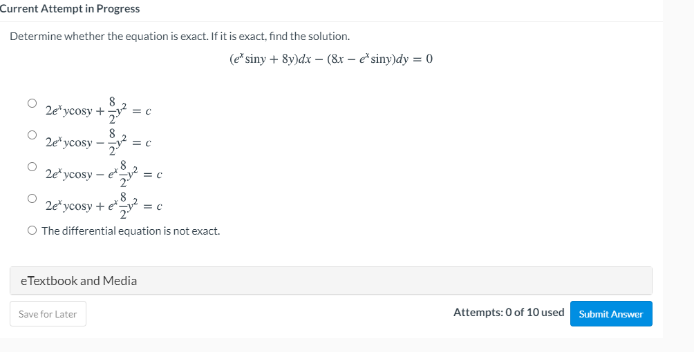 Solved Current Attempt in Progress Determine whether the | Chegg.com