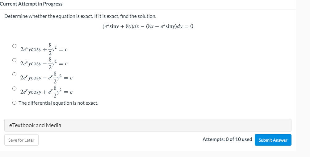 Solved Current Attempt In Progress Determine Whether The | Chegg.com