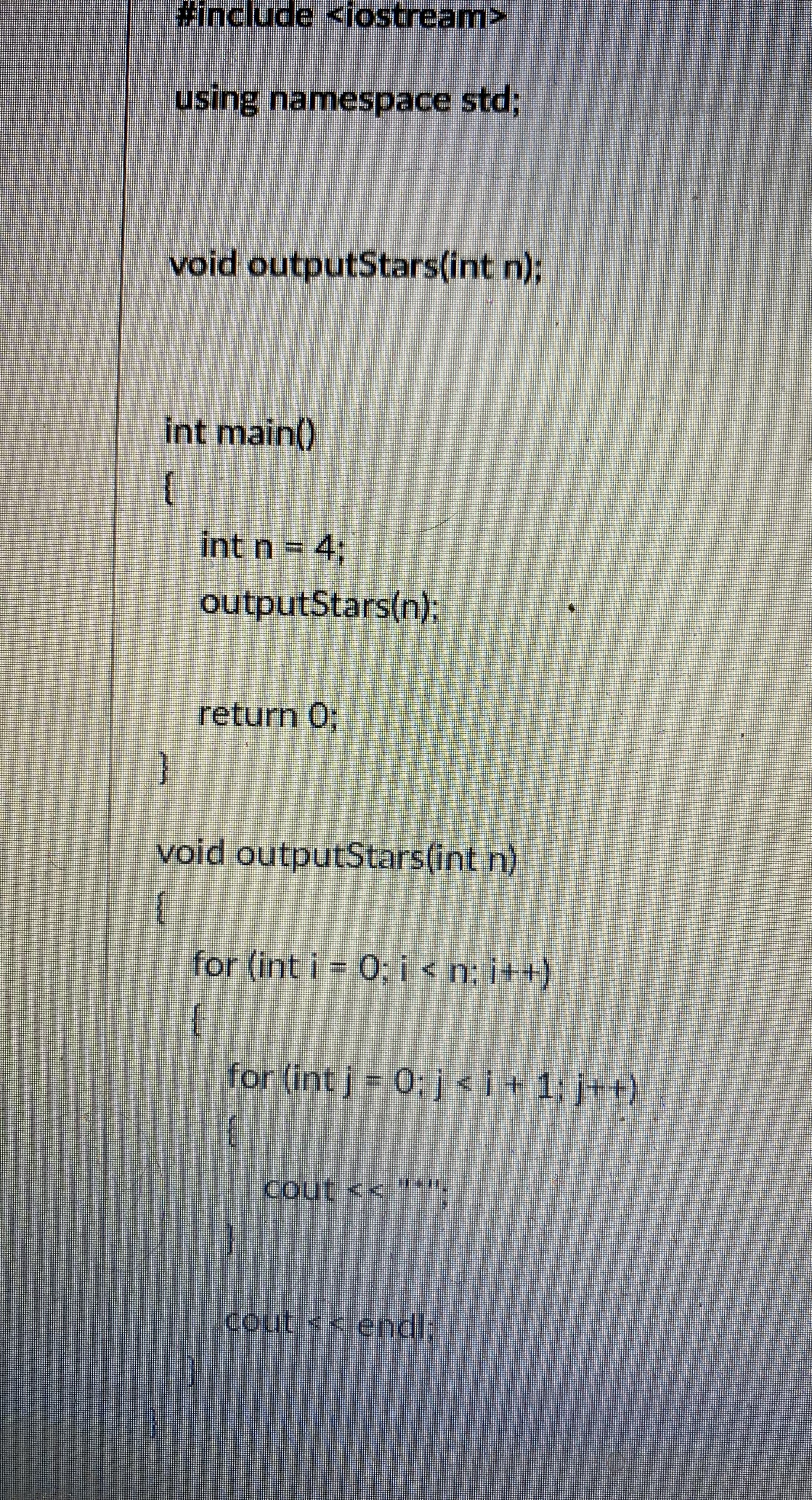 what is the output of the following c++ ﻿program? | Chegg.com