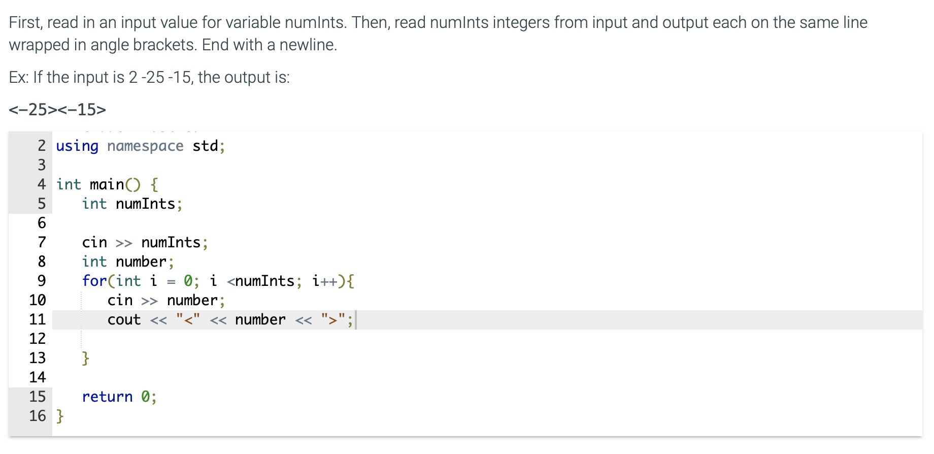 solved-first-read-in-an-input-value-for-variable-numlnts-chegg