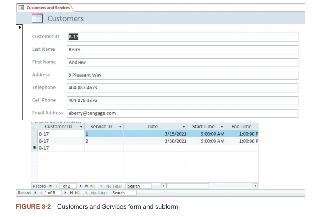 Solved Creating Tables in AccessIn this part of the | Chegg.com